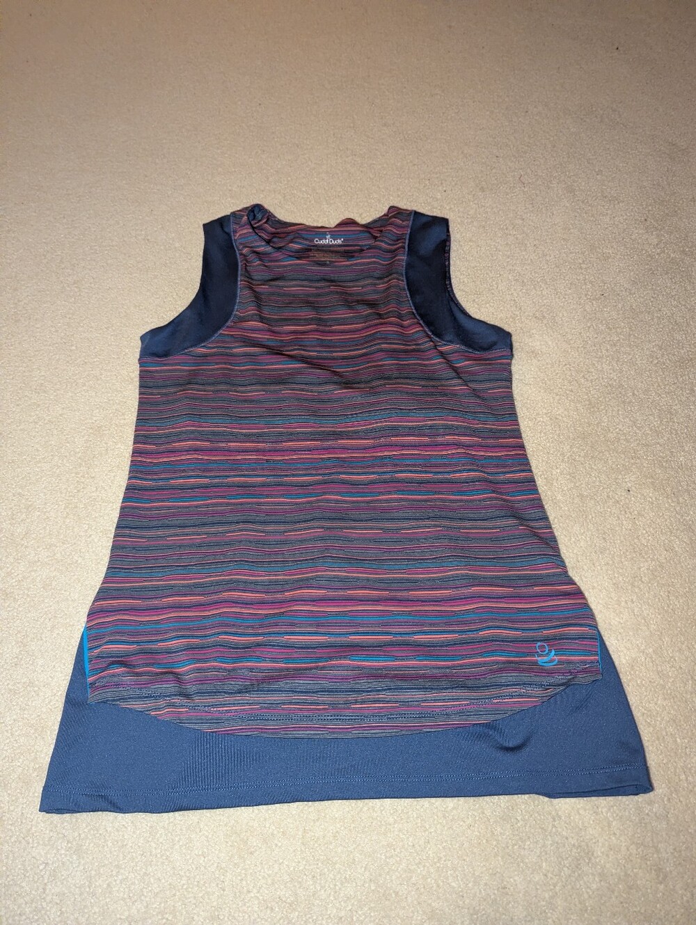 Cuddl Duds Multi Color Top Sz S